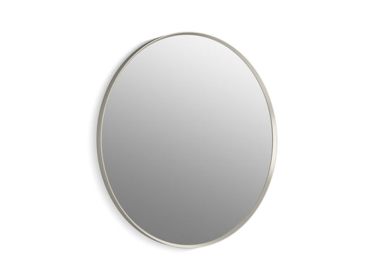 KOHLER K-31369-BNL Essential 36" round framed mirror - Brushed Nickel