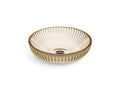 KOHLER K-28824-TG7 Salute 15" Round Vessel Bathroom Sink, No Overflow - Translucent Sandalwood