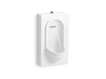 KOHLER K-38020-ET-0 Portico Wall-hung top spud urinal, 0.125 gpf - White