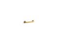 KOHLER K-10540-2MB Traditional 12" Grab Bar - Vibrant Brushed Moderne Brass