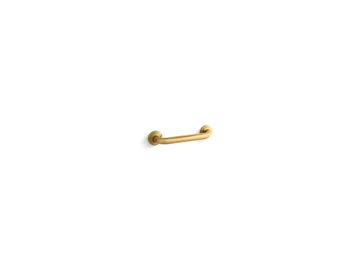 KOHLER K-10540-2MB Traditional 12" Grab Bar - Vibrant Brushed Moderne Brass