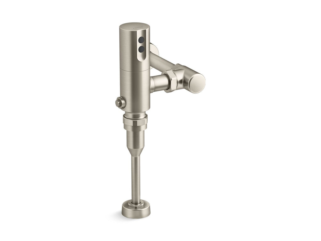 KOHLER K-10UD00G20-BN Mach Tripoint Touchless Urinal Flushometer, Dc-Powered, 0.5 Gpf - Vibrant Brushed Nickel