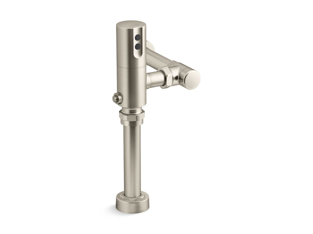 KOHLER K-10TD00N10-BN Mach Tripoint Touchless Toilet Flushometer, Dc-Powered, 1.28 Gpf - Vibrant Brushed Nickel