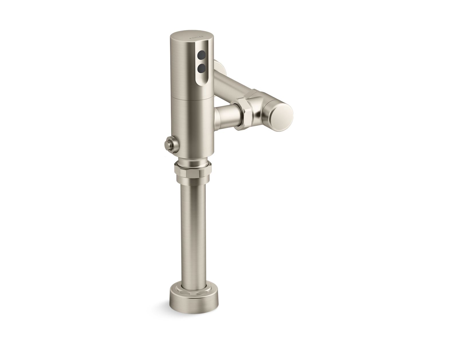 KOHLER K-10TD00N10-BN Mach Tripoint Touchless Toilet Flushometer, Dc-Powered, 1.28 Gpf - Vibrant Brushed Nickel
