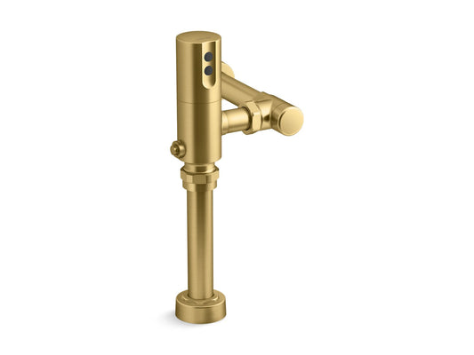 KOHLER K-10TD00K10-2MB Mach Tripoint Touchless toilet flushometer, DC-powered, 1.0 gpf - Vibrant Brushed Moderne Brass