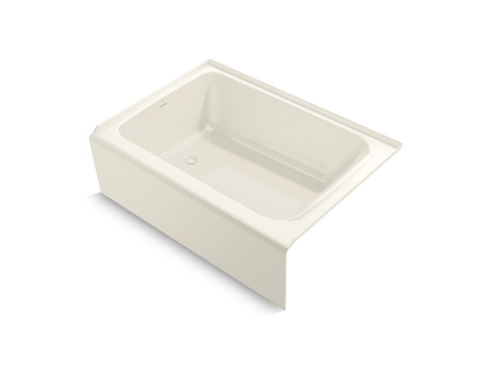 KOHLER K-25833-LA-96 Avec 60" X 42" Alcove Bath, Left Drain - Biscuit