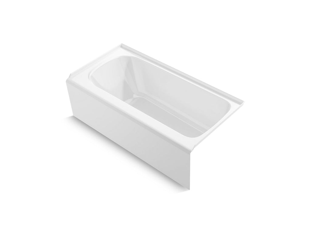 KOHLER K-25830-RA-96 Avec 60" X 30" Alcove Bath, Right Drain - Biscuit