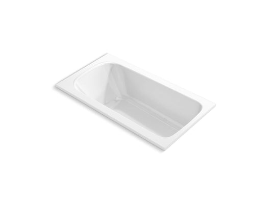 Kohler K-25831-0 Avec 60 In. X 32 In. Drop-In Bath In White