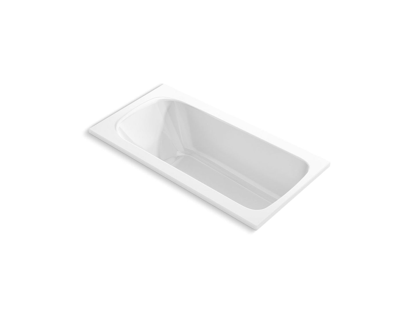 Kohler K-25830-0 Avec 60 In. X 30 In. Drop-In Bath In White