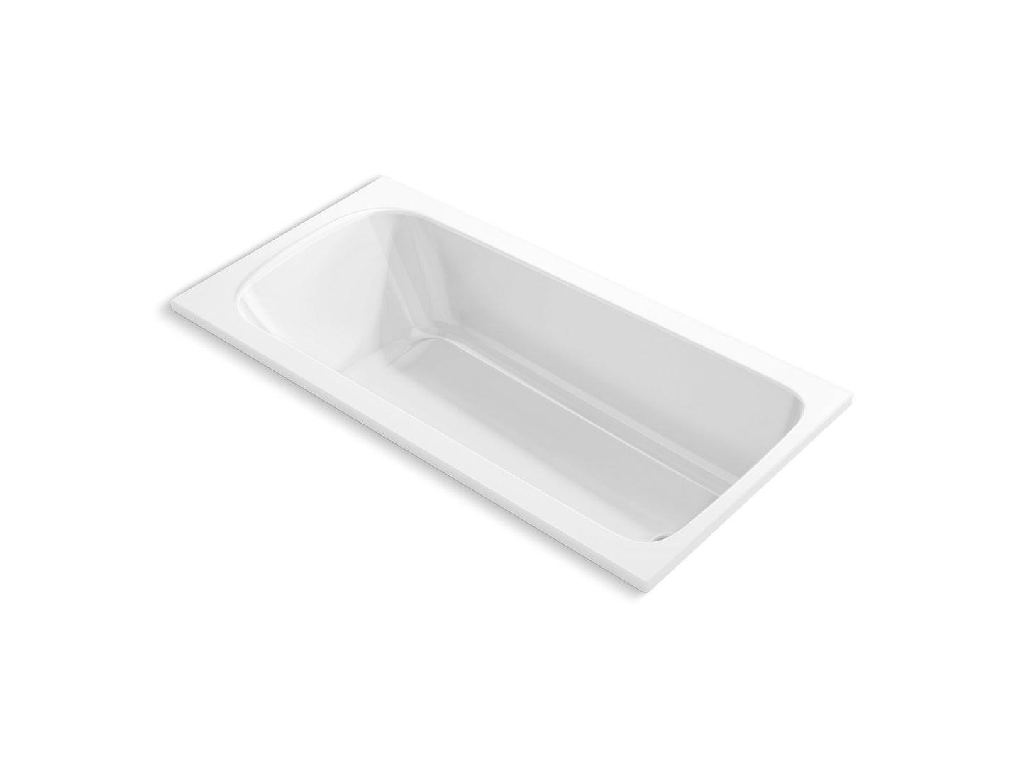 Kohler K-25834-0 Avec 72 In. X 36 In. Drop-In Bath In White