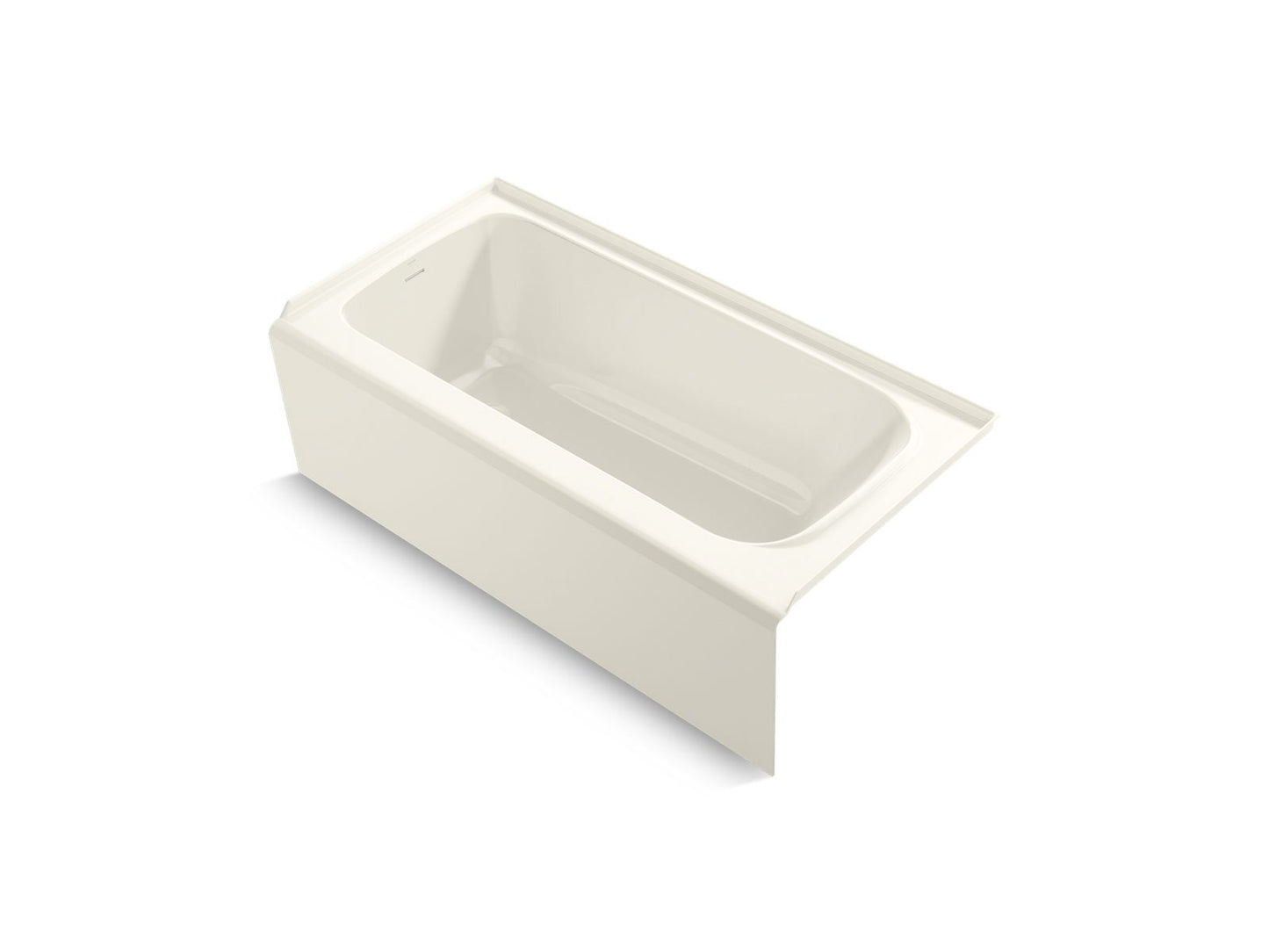 Kohler K-25830-LA-96 Avec 60 In. X 30 In. Alcove Bath, Left Drain In Biscuit