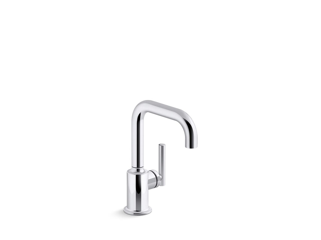 KOHLER K-24077-SN Purist Beverage Faucet - Vibrant Polished Nickel