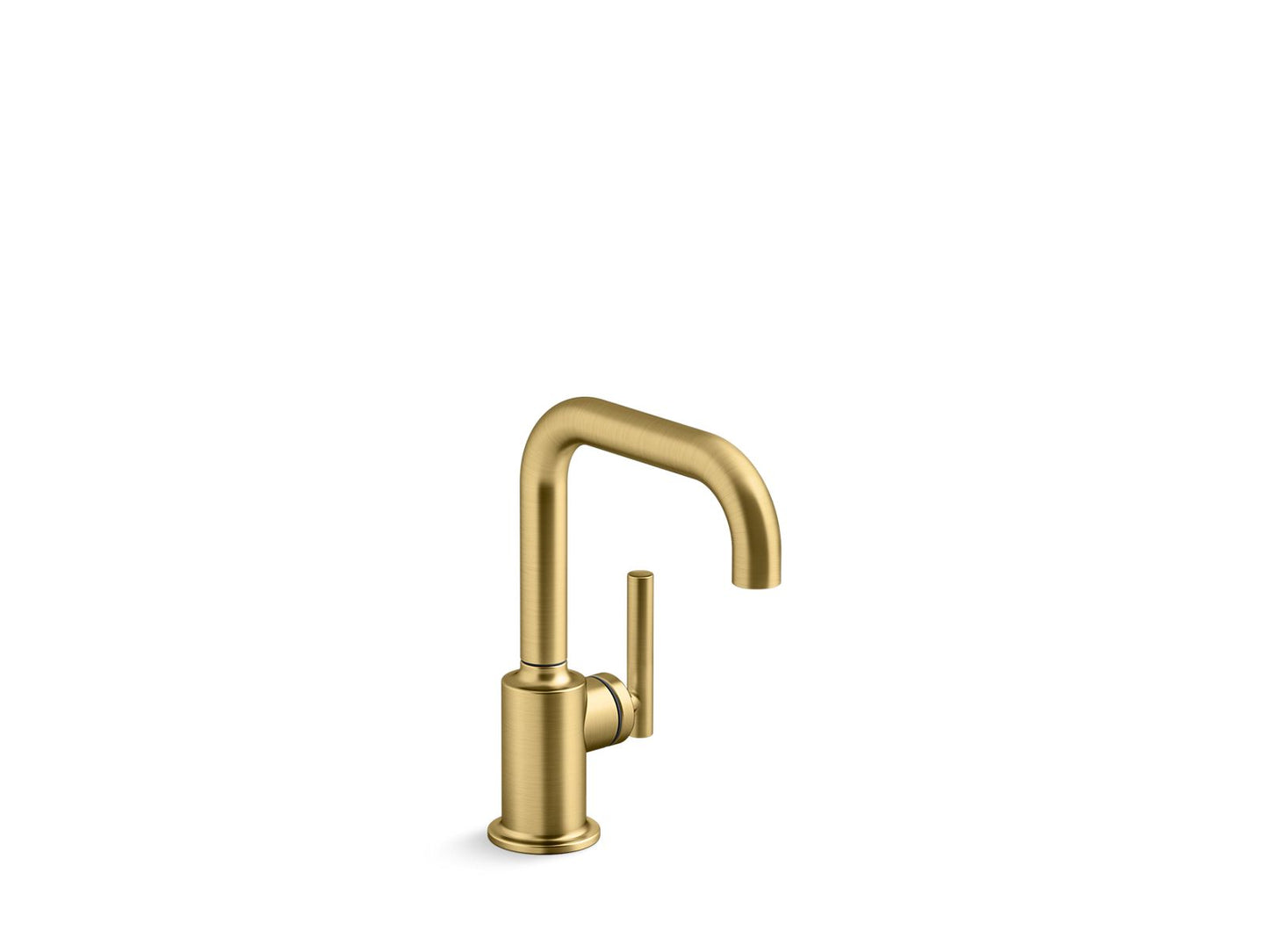 KOHLER K-24077-2MB Purist Beverage Faucet In Vibrant Brushed Moderne Brass