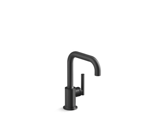 KOHLER K-24077-BL Purist Beverage Faucet In Matte Black