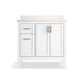 KOHLER K-39605-ASB-0 Hadron 36" Bathroom Vanity Cabinet With Sink And Quartz Top In White