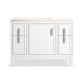 KOHLER K-33546-ASB-0 Southerk 48" Bathroom Vanity Cabinet With Sink And Quartz Top In White