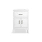 KOHLER K-33551-ASB-0 Seer 24" Bathroom Vanity Cabinet With Sink And Quartz Top In White