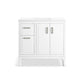 KOHLER K-33553-ASB-0 Seer 36" Bathroom Vanity Cabinet With Sink And Quartz Top In White