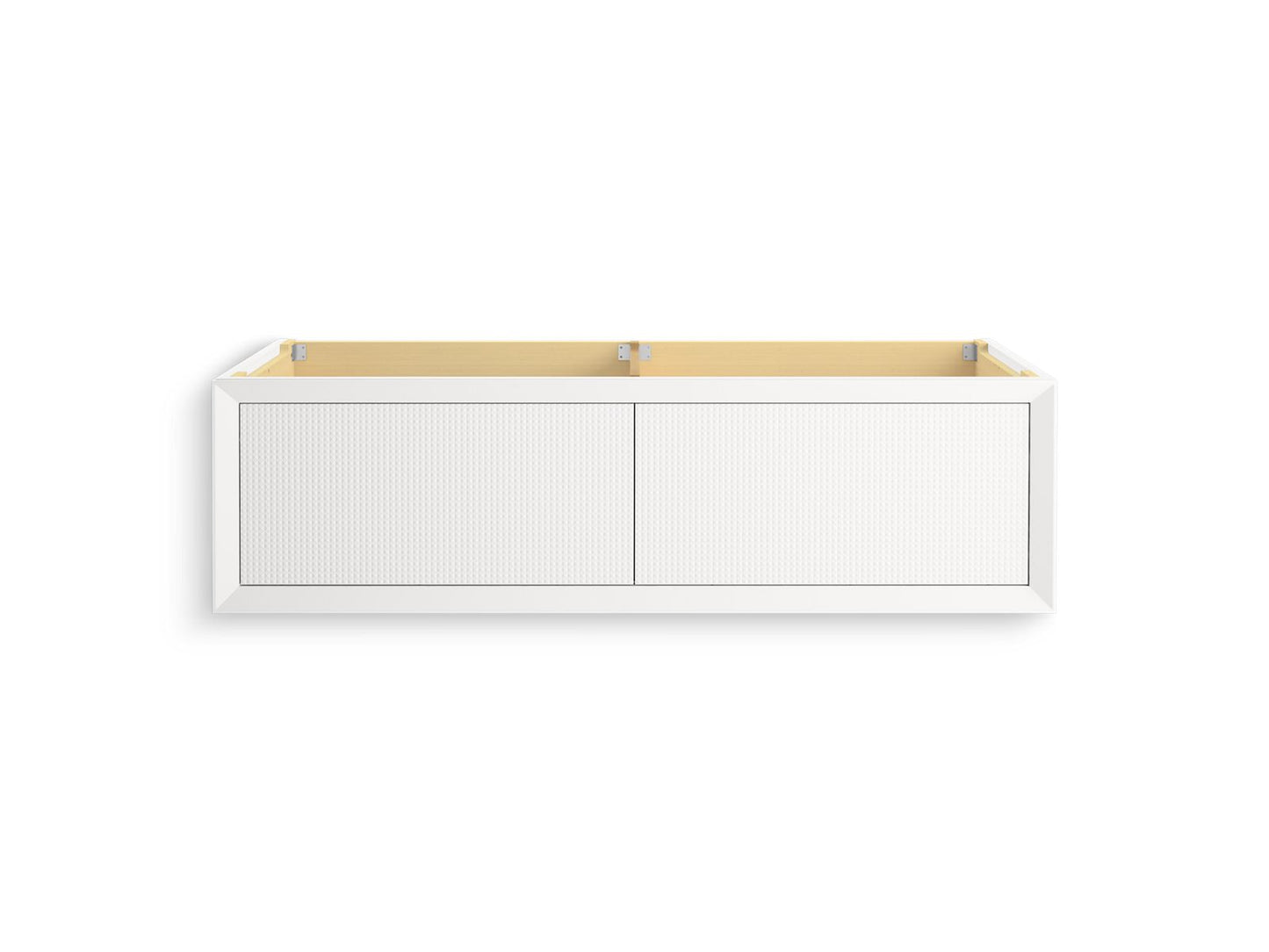 KOHLER K-33563-0 Enivo 60" Wall-Hung Bathroom Vanity Cabinet In White