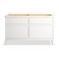 KOHLER K-33560-1WA Artifacts 60" Bathroom Vanity Cabinet In Linen White