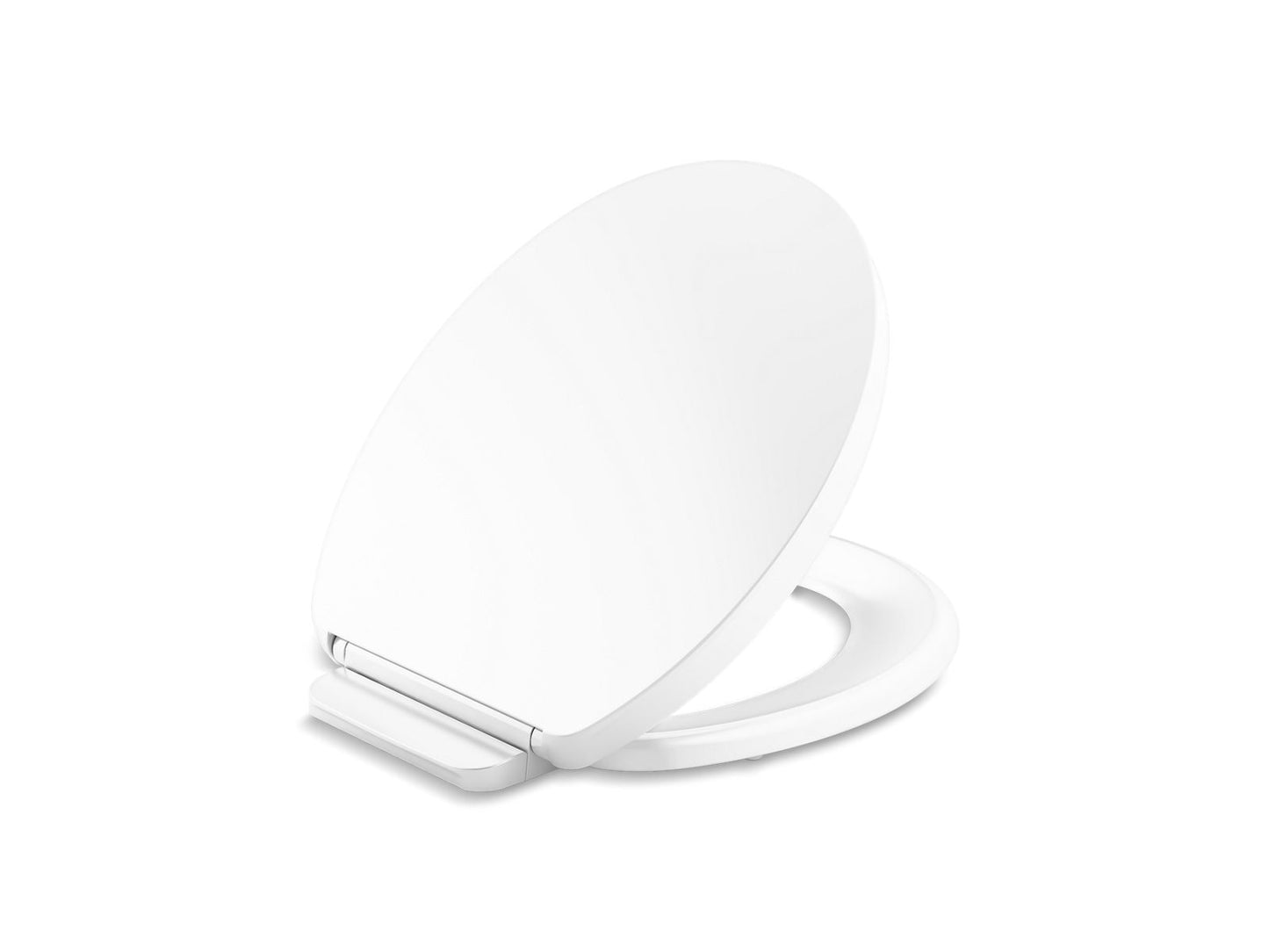 KOHLER K-26802-0 Impro Readylatch Quiet-Close Round-Front Toilet Seat In White