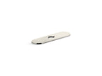 KOHLER K-24461-SN Tone Three-Hole Kitchen Faucet Escutcheon - Vibrant Polished Nickel