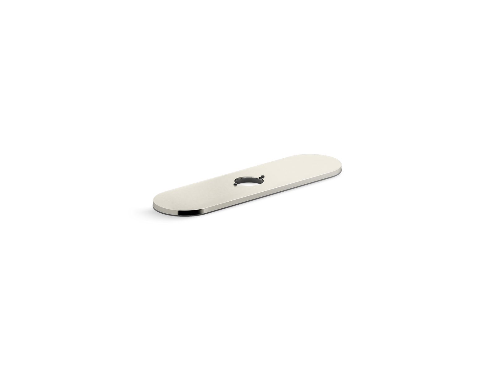 KOHLER K-24461-SN Tone Three-Hole Kitchen Faucet Escutcheon - Vibrant Polished Nickel