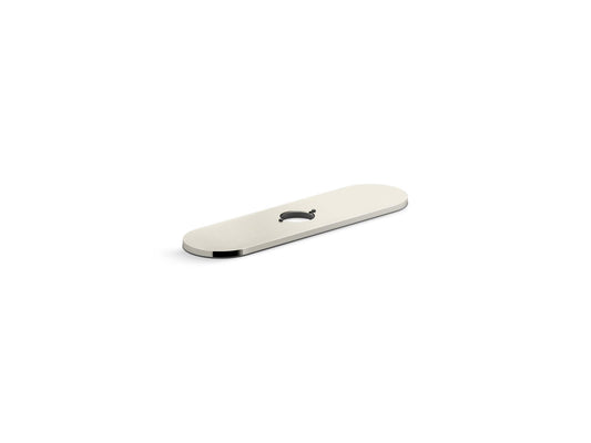 KOHLER K-24461-SN Tone Three-hole kitchen faucet escutcheon - Vibrant Polished Nickel