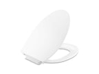 KOHLER K-30780-0 Carbyne Quiet-Close Elongated Toilet Seat - White