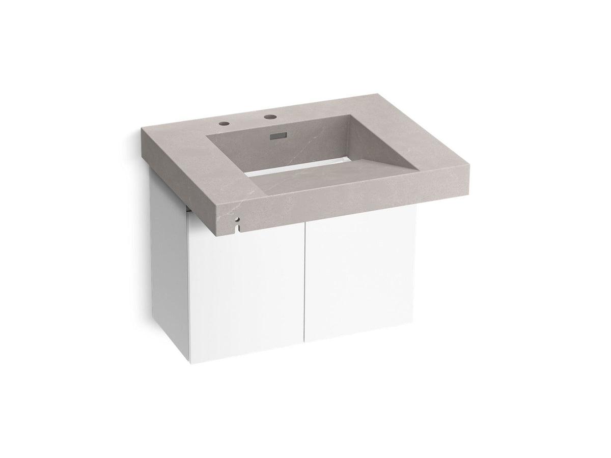 KOHLER K-81029-BPW-KED Constellation 30" Wall-Mount Lavatory System - Desertsilver