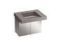 KOHLER K-81029-BSS-KCE Constellation 30" Wall-Mount Lavatory System - Ash Concrete