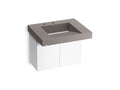 KOHLER K-81029-BPW-KCE Constellation 30" Wall-Mount Lavatory System - Ash Concrete
