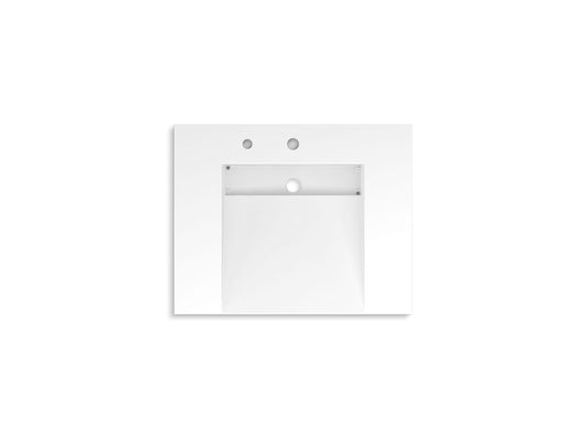 KOHLER K-81029-BSS-KCG Constellation 30" Wall-Mount Lavatory System In Glacier White