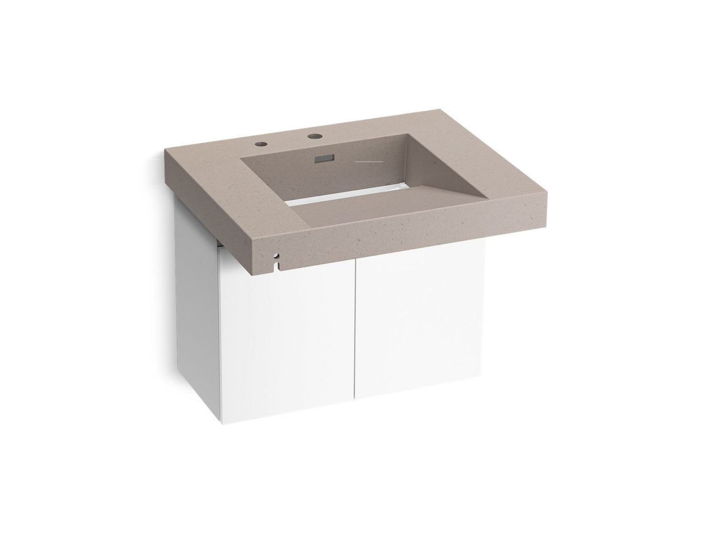 KOHLER K-81029-BPW-KCC Constellation 30" Wall-Mount Lavatory System In Canvas