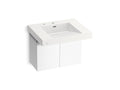 KOHLER K-81029-BPW-KEW Constellation 30" Wall-Mount Lavatory System In Iconic White