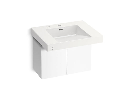 KOHLER K-81029-BPW-KEW Constellation 30" Wall-Mount Lavatory System In Iconic White