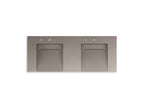 KOHLER K-81030-BSS-KCT Constellation 60" Wall-Mount Basin Lavatory System - Concrete