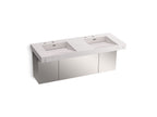 KOHLER K-81030-BSS-KES Constellation 60" Wall-Mount Basin Lavatory System - Et Statuario