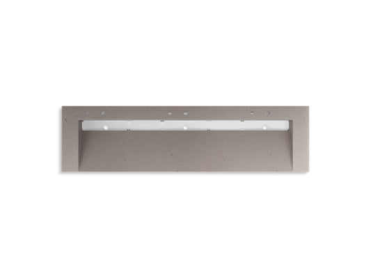 KOHLER K-81033-BSS-KCT Constellation 90" wall-mount trough lavatory system - Concrete