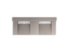 KOHLER K-81025-BSS-KCT Constellation 60" Wall-Mount Basin Lavatory System With Backsplash - Concrete