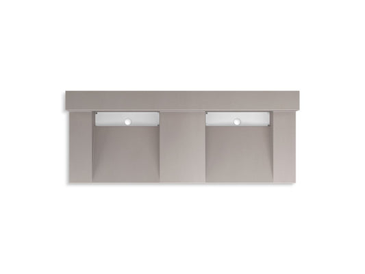 KOHLER K-81025-BSS-KCN Constellation 60" wall-mount basin lavatory system with backsplash - Neutral Concrete