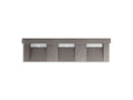 KOHLER K-81026-BSS-KCE Constellation 90" Wall-Mount Basin Lavatory System With Backsplash - Ash Concrete