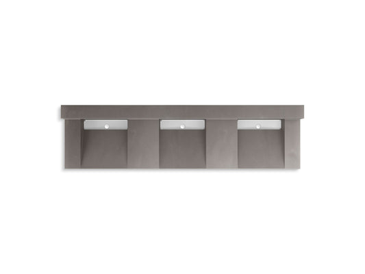 KOHLER K-81026-BSS-KCE Constellation 90" wall-mount basin lavatory system with backsplash - Ash Concrete