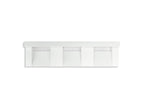 KOHLER K-81026-BSS-KEH Constellation 90" Wall-Mount Basin Lavatory System With Backsplash - Miami White