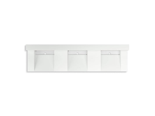 KOHLER K-81026-BSS-KEH Constellation 90" wall-mount basin lavatory system with backsplash - Miami White
