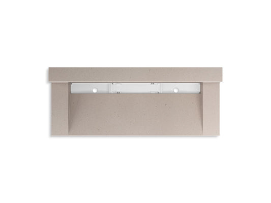 KOHLER K-81027-BSS-KCC Constellation 60" wall-mount trough lavatory system with backsplash - Canvas
