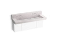 KOHLER K-81027-BPW-KES Constellation 60" Wall-Mount Trough Lavatory System With Backsplash - Et Statuario
