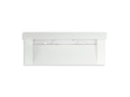 KOHLER K-81027-BSS-KEH Constellation 60" Wall-Mount Trough Lavatory System With Backsplash - Miami White