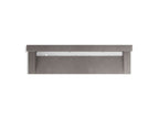 KOHLER K-81028-BSS-KCE Constellation 90" Wall-Mount Trough Lavatory System With Backsplash - Ash Concrete
