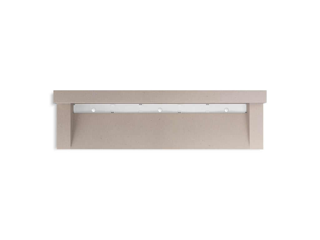 KOHLER K-81028-BSS-KCC Constellation 90" Wall-Mount Trough Lavatory System With Backsplash - Canvas